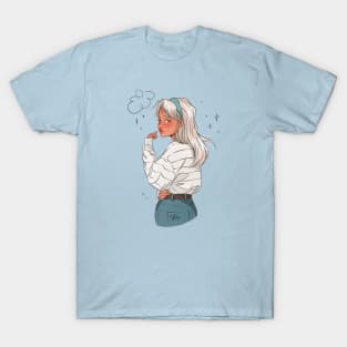 Cute Blondie Girl T-Shirt